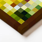 Kare Kanvas Tablo Target Successfully Bombed Piksel Minecraft Tablosu Ev Ofis Salon Dekoru