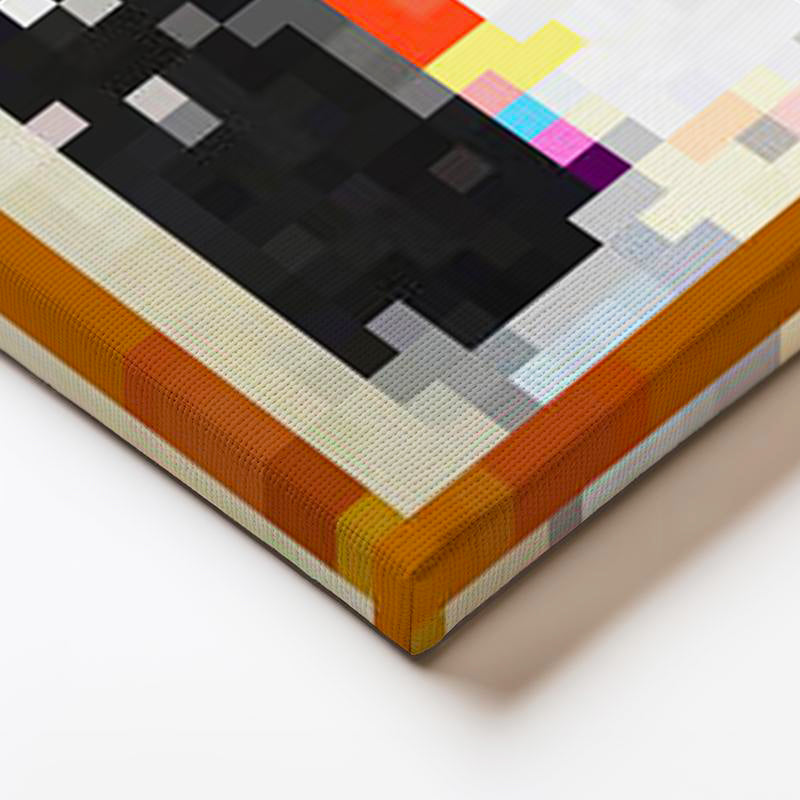 Kare Kanvas Tablo The Stage Is Set Piksel Minecraft Tablosu Ev Ofis Salon Duvar Dekoru