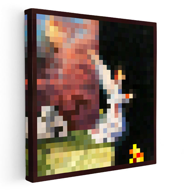 Kare Kanvas Tablo The Void Piksel Minecraft Tablosu Ev Ofis Salon Duvar Dekoru