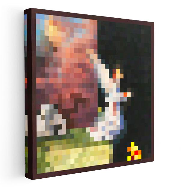 Kare Kanvas Tablo The Void Piksel Minecraft Tablosu Ev Ofis Salon Duvar Dekoru