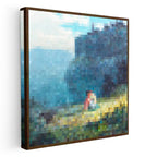 Kare Kanvas Tablo Tides Piksel Minecraft Tablosu Ev Ofis Salon Duvar Dekoru