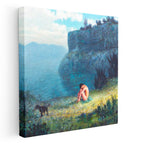 Kare Kanvas Tablo Tides Minecraft Tablosu Ev Ofis Salon Duvar Dekoru