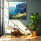 Kare Kanvas Tablo Tides Minecraft Tablosu Ev Ofis Salon Duvar Dekoru