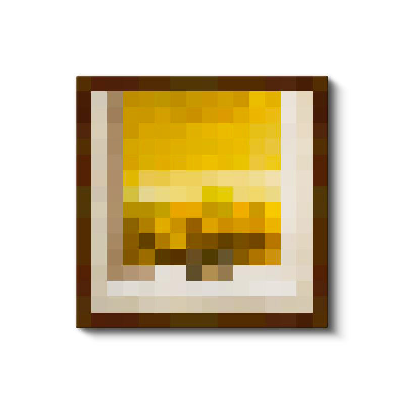 Kare Kanvas Tablo Wasteland Piksel Minecraft Tablosu Ev Ofis Salon Duvar Dekoru