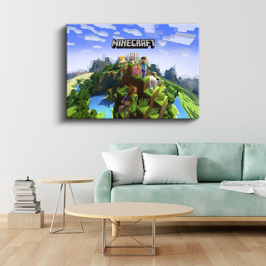 Minecraft - Minecraft - Creebet Piksel Kanvas Tablo