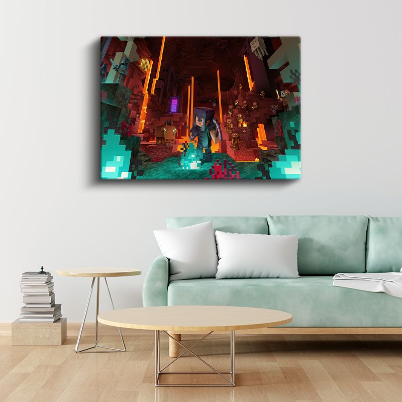 Minecraft - Lowmist Kanvas Tablo