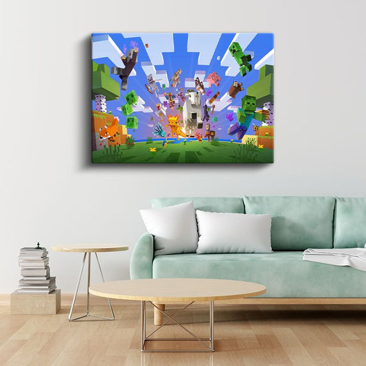 Minecraft - Passage Kanvas Tablo