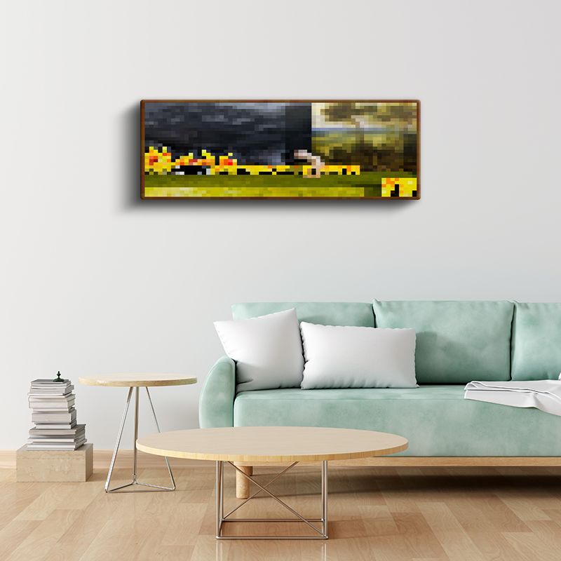 Minecraft - Bonjour Monsieur Courbet Piksel Kanvas Tablo