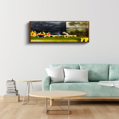 Minecraft - Bonjour Monsieur Courbet Piksel Kanvas Tablo