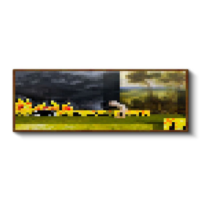Minecraft - Bonjour Monsieur Courbet Piksel Kanvas Tablo
