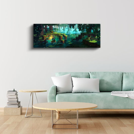 Minecraft - Passage Piksel Kanvas Tablo