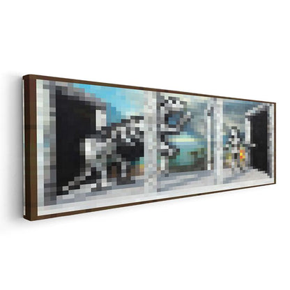 Minecraft - Seaside Piksel Kanvas Tablo