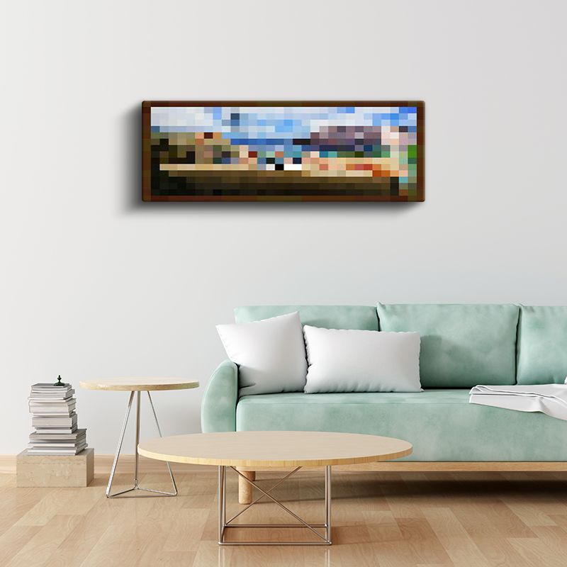 Minecraft - Sunset Dense Piksel Kanvas Tablo
