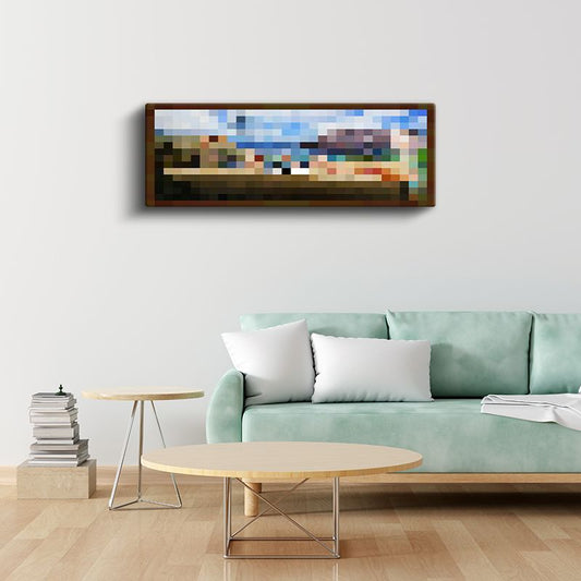 Minecraft - Sunset Dense Piksel Kanvas Tablo