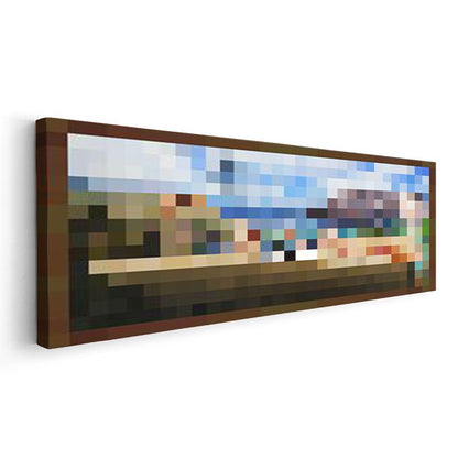 Minecraft - Sunset Dense Piksel Kanvas Tablo