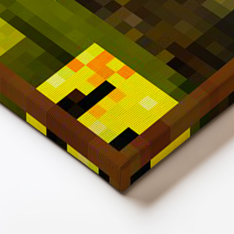 Yatay Panoramik Kanvas Tablo Changing Piksel Minecraft Tablosu Ev Ofis Salon Duvar Dekoru