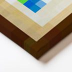 Yatay Panoramik Kanvas Tablo Creebet Piksel Minecraft Tablosu Ev Ofis Salon Duvar Dekoru