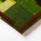 Yatay Panoramik Kanvas Tablo Fighters Piksel Minecraft Tablosu Ev Ofis Salon Duvar Dekoru