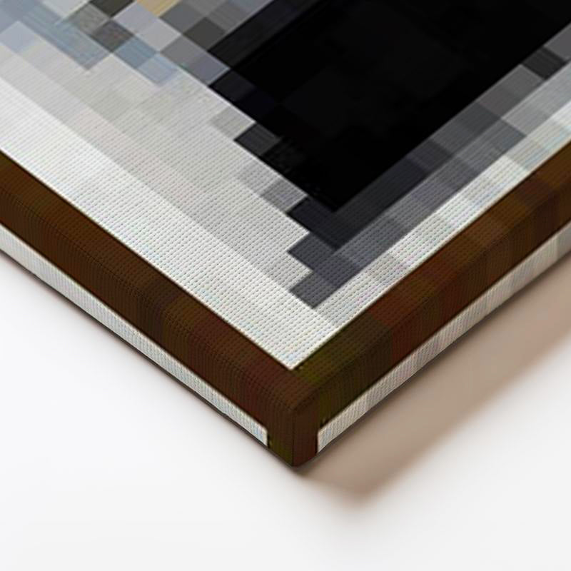 Yatay Panoramik Kanvas Tablo Passage Piksel Minecraft Tablosu Ev Ofis Salon Duvar Dekoru