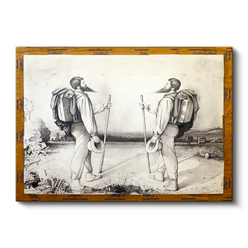 Yatay Kanvas Tablo Bonjour Monsieur Courbet Minecraft Tablosu Ev Ofis Salon Duvar Dekoru