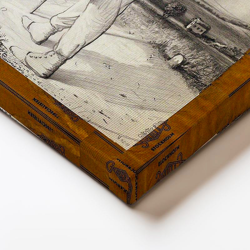 Yatay Kanvas Tablo Bonjour Monsieur Courbet Minecraft Tablosu Ev Ofis Salon Duvar Dekoru