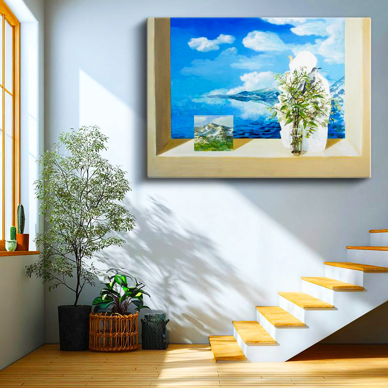 Yatay Kanvas Tablo Creebet Piksel Minecraft Tablosu Ev Ofis Salon Duvar Dekoru