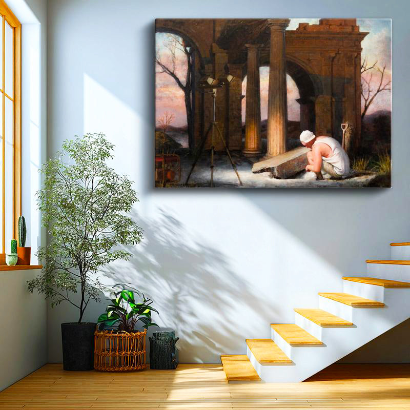 Yatay Kanvas Tablo Finding Minecraft Tablosu Ev Ofis Salon Duvar Dekoru