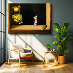 Yatay Kanvas Tablo Graham Minecraft Tablosu Ev Ofis Salon Duvar Dekoru