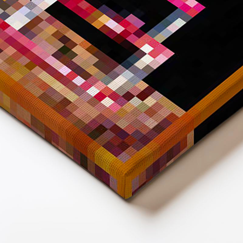 Yatay Kanvas Tablo Kong Piksel Minecraft Tablosu Ev Ofis Salon Duvar Dekoru