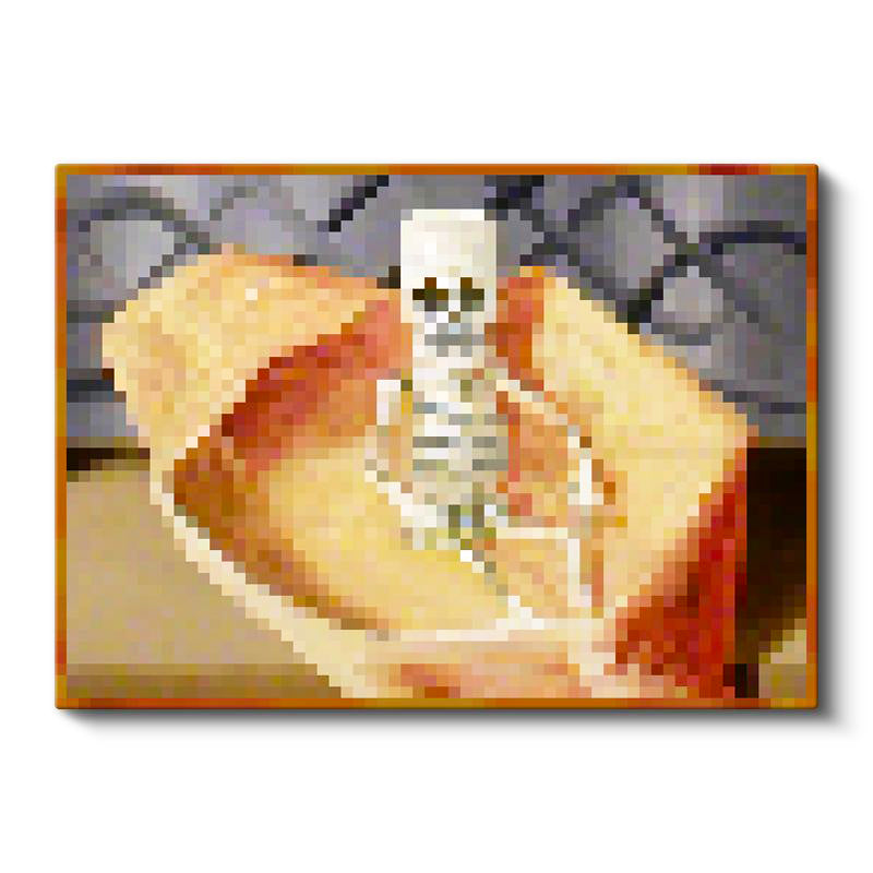 Yatay Kanvas Tablo Mortal Coil Piksel Minecraft Tablosu Ev Ofis Salon Duvar Dekoru