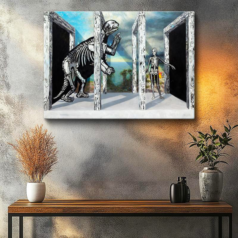 Yatay Kanvas Tablo Passage Minecraft Tablosu Ev Ofis Salon Duvar Dekoru