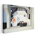 Yatay Kanvas Tablo Agalarla Gece Kampı Minecraft Tablosu Ev Ofis Salon Duvar Dekoru