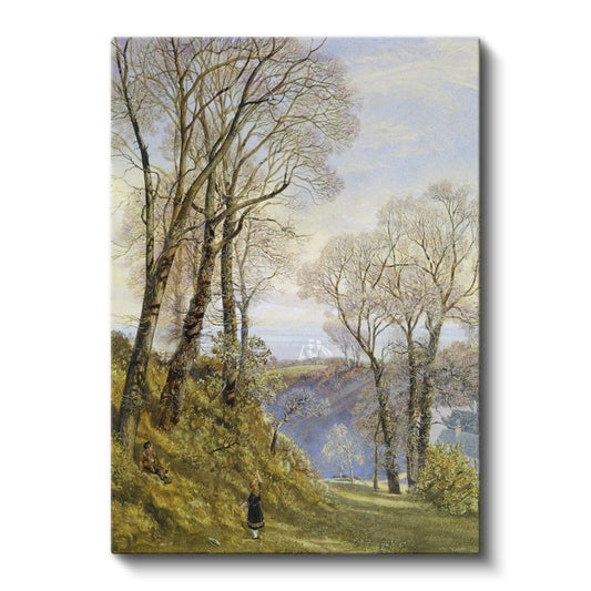 William Henry Hunt - Bahar Ağaçları Kanvas Tablo