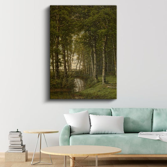 Théodore Rousseau - Orman Manzarası Kanvas Tablo