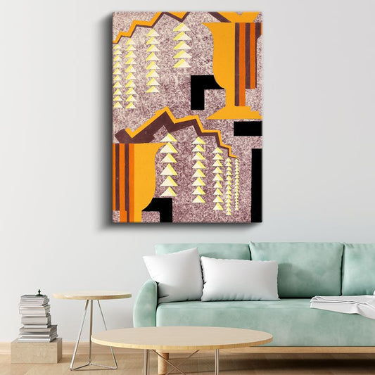 Wassily Kandinsky - Geometrik Soyut Kompozisyon Kanvas Tablo