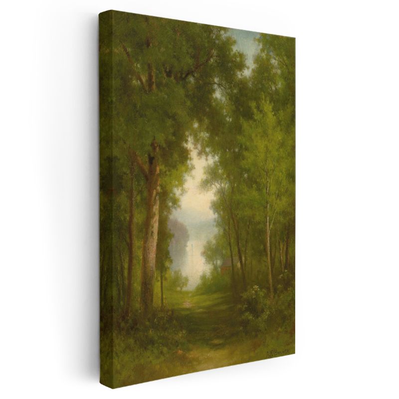 A.F. Bunker - Orman Patikası Kanvas Tablo