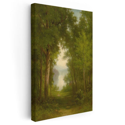 A.F. Bunker - Orman Patikası Kanvas Tablo