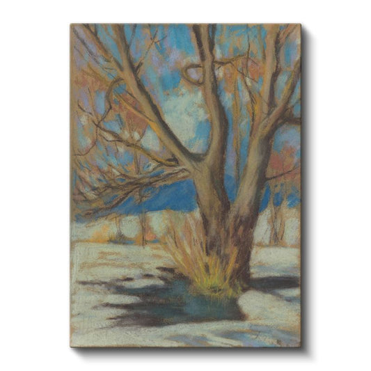 Wolf Kahn - Kış Ağacı Kanvas Tablo