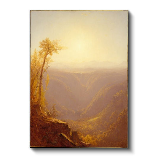 Albert Bierstadt - Altın Vadi Kanvas Tablo