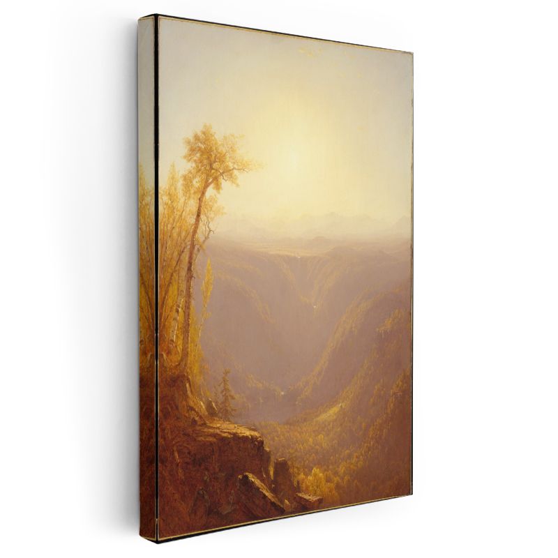Albert Bierstadt - Altın Vadi Kanvas Tablo