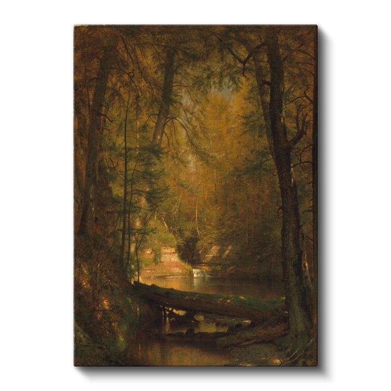 Albert Bierstadt - Sonbahar Ormanı Kanvas Tablo