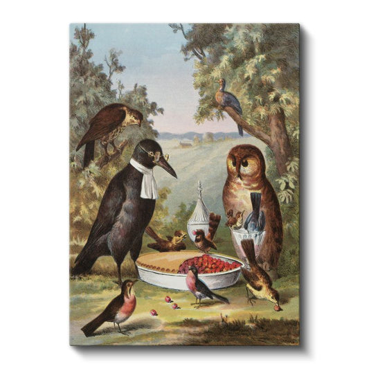Walton Ford - Kuşların Ziyafeti Kanvas Tablo
