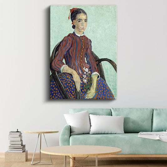 Vincent van Gogh - La Mousmé Kanvas Tablo