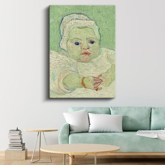 Vincent van Gogh - Bebek Roulin Portresi Kanvas Tablo