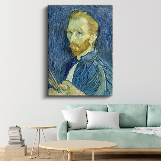Vincent van Gogh - Mavi Otoportre Kanvas Tablo