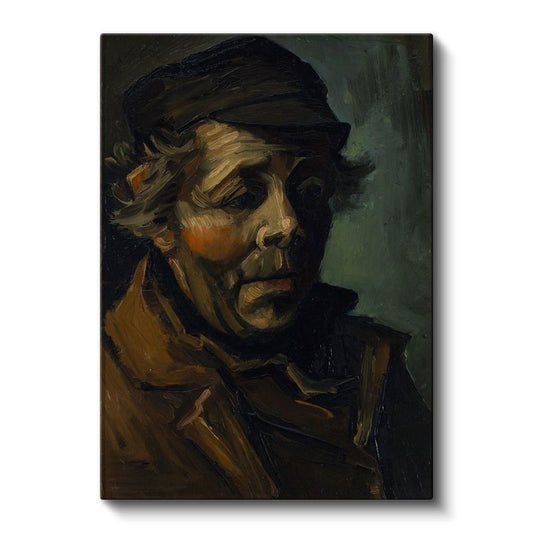 Vincent van Gogh - Şapkalı Otoportre Kanvas Tablo