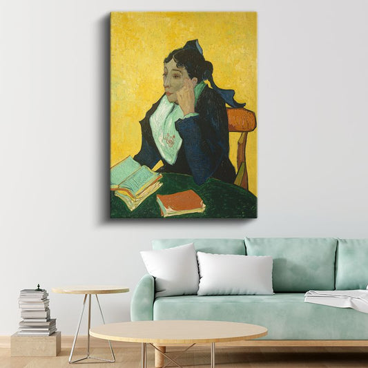Vincent van Gogh - Arlesli Madam Ginoux Portresi Kanvas Tablo