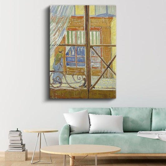 Vincent van Gogh - Pencereden Görünüm Kanvas Tablo
