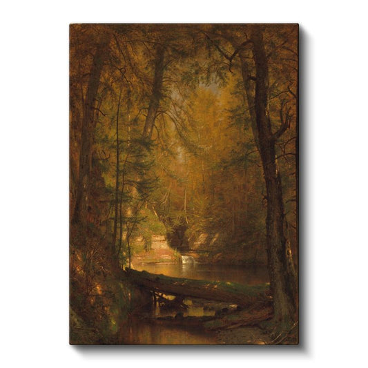 Thomas Moran - Sonbahar Ormanı Kanvas Tablo