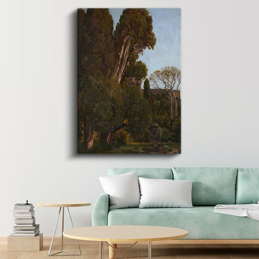 Thomas Cole - İtalyan Bahçesi Kanvas Tablo